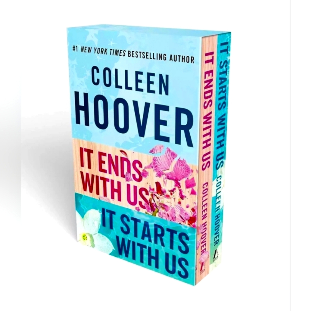 Box Set Colleen Hoover Books - It Starts With Us and It Ends With Us